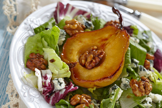 Caramelized Bourbon Pears ... Now, this is how I like to eat my fruit! (p. 159)